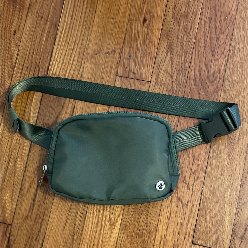 Forest Green Dog Harness with Adjustable Strap
